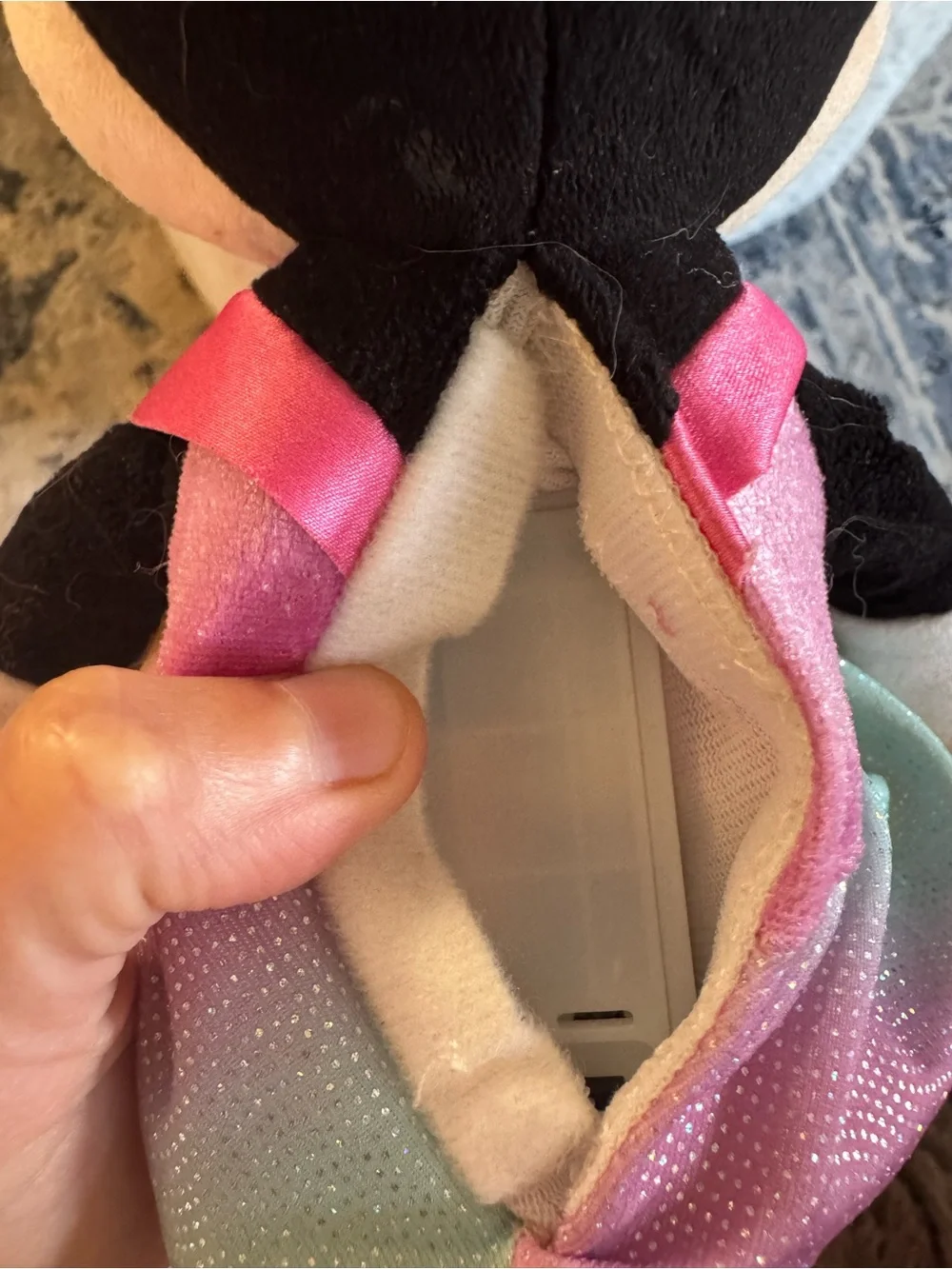 Disney Minnie Mouse Plush Toy in Pink Multi-Color Dress- Talks and sings